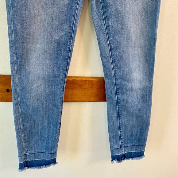 Pilcro and The Letterpress Women’s Size 26 Mid Rise Denim Raw Hem Jeans - Picture 3 of 16